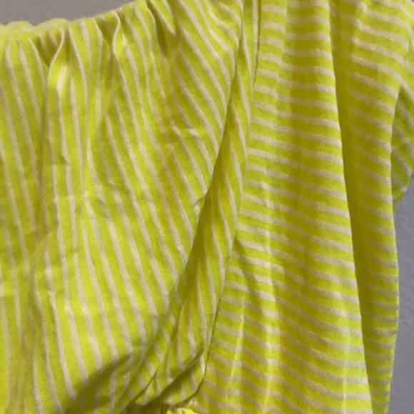 Free People Yellow striped tank top - Size Medium - Picture 5 of 7